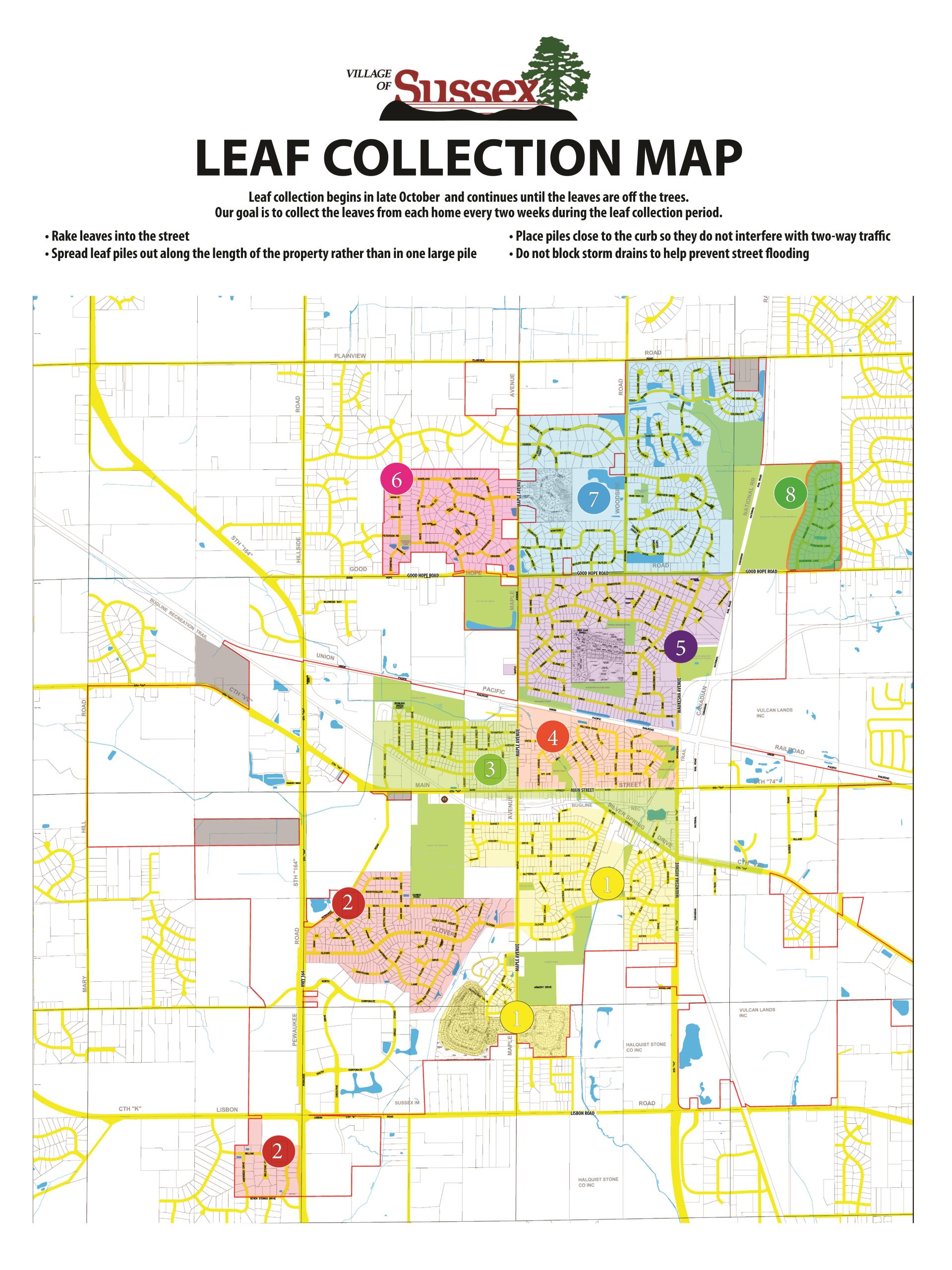 Leaf Collection Map