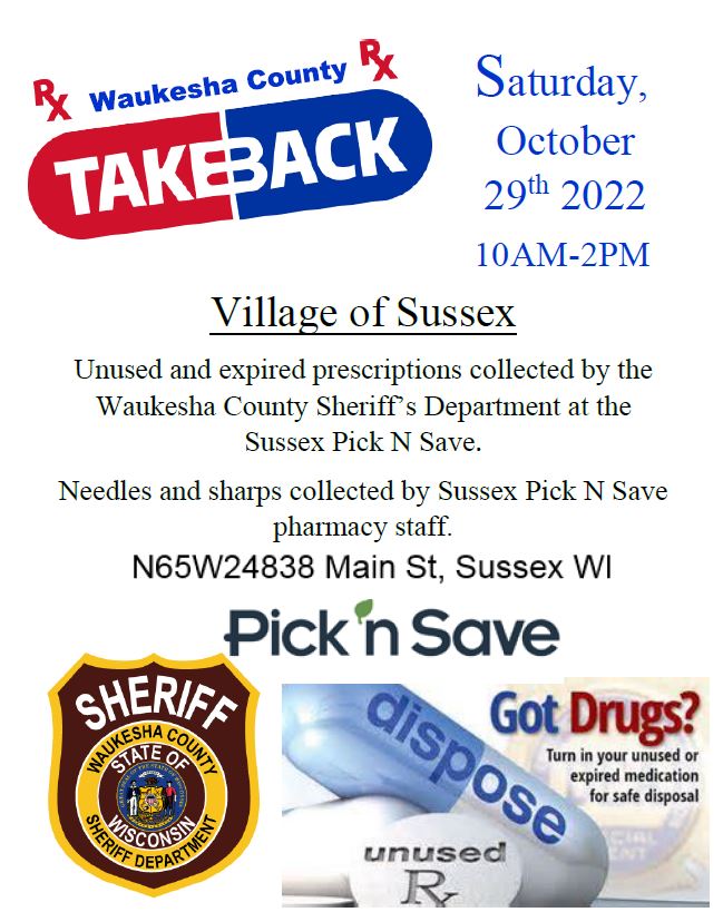 October 2022 takeback flyer