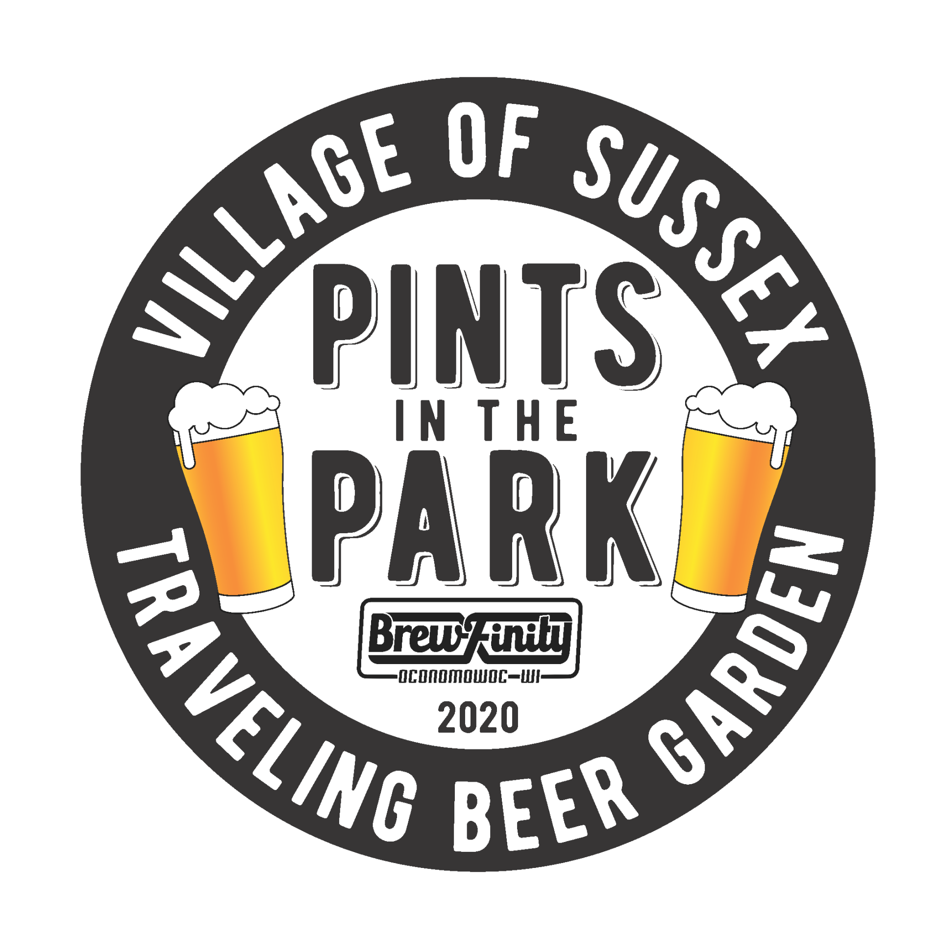 2020 Pints in the Park Logo